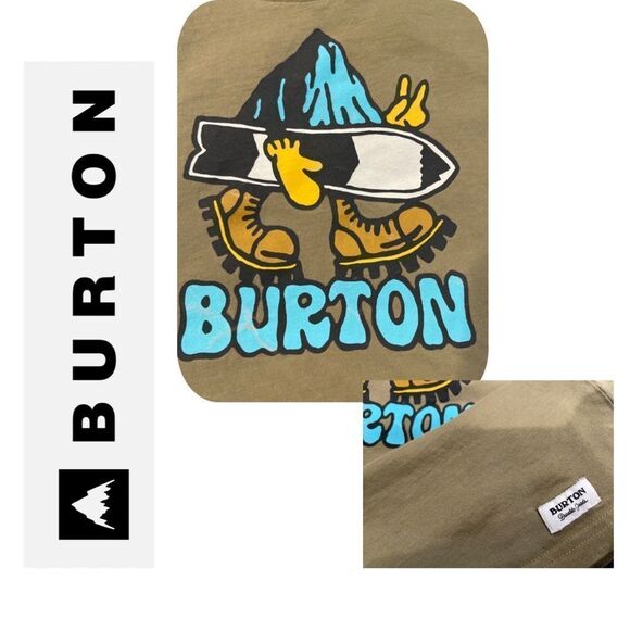 Burton Men’s Lorid Short Sleeve Tee Shirt - Size S - Picture 3 of 4